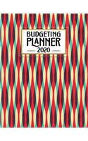 Budgeting Planner: Amazing Colorful Art Deco Theme - Easy to Use - Daily Weekly Monthly Calendar Expense Tracker - Budget Planner / Financial Planner Organizer - Large(1 2020 January - December One Year Personal Financial Goal Workbook)