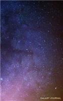 Galaxy Journal: Purple Milky Way Galaxy Outer Space - Journal for Girls and Boys, Kids, School, Students and Teachers - 5 x 8, 100 Blank Lined Pages