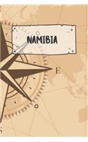 Namibia: Liniertes Reisetagebuch Notizbuch oder Reise Notizheft liniert - Reisen Journal für Männer und Frauen mit Linien