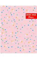 2020-2021 Planner: Cute Daily, Weekly & Monthly Organizer & Diary - 2 Year Appointment Calendar, Business Planners, Agenda Schedule Logbook and Journal