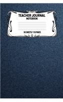 Teacher Journal Notebook 55 Sheets/110 Pages