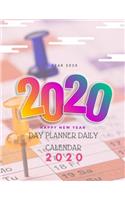 Day Planner Daily Calendar 2020