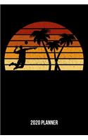 2020 Planner: Vintage Sunset Volleyball Weekly & Monthly Planner 2020 - 52 Week Calendar 6 x 9 Organizer - Gift For Volleyball Players And Beach Volleyball Player