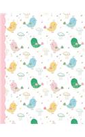 Dual Notebook Blank And Lined Pages - Birds