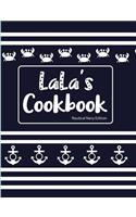 Lala's Cookbook Nautical Navy Edition