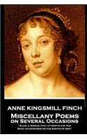 Anne Kingsmill Finch - Miscellany Poems on Several Occasions