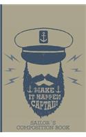Sailor Composition Notebook