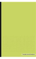 Everyday Journal Notebook - Dotted Grid (Lime Cover): 6