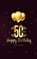 50 Years Happy Birthday Guest Book