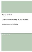 Elternmitwirkung in der Schule