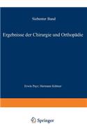 Ergebnisse Der Chirurgie Und Orthopädie