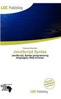 JavaScript Syntax