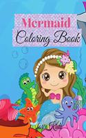 Mermaid Coloring Book for Kids