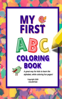 My First ABC Coloring Book