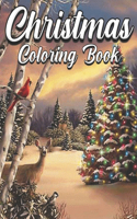 Christmas Coloring Book: An Adult Coloring Book Featuring Beautiful Winter Landscapes and Heart Warming Holiday Scenes for Stress Relief and Relaxation