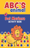 ABC'S Animal Dot Markers Activity Book