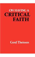 On Having a Critical Faith