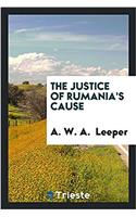 The Justice of Rumania's Cause