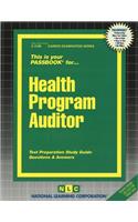 Health Program Auditor: Passbooks Study Guide