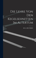 Lehre von den Kegelsehnitten im Altertum