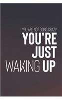 You Are Not Going Crazy You Re Just Waking Up: Daily Success, Motivation and Everyday Inspiration For Your Best Year Ever, 365 days to more Happiness Motivational Year Long Journal / Daily Notebo