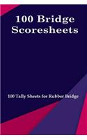 100 Bridge Scoresheets