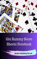 Gin Rummy Score Sheets Notebook