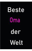 Beste Oma der Welt: Notizbuch für Senioren / mit 120 linierten Seiten zum Ausfüllen / A5