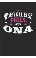 When All Else Fails Ask Ona
