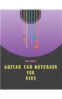 Guitar Tab Notebook For Kids