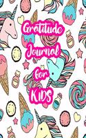 Gratitude Journal for Kids: 5-Minute Daily Diary of Positivity with Cute Unicorn Matte Cover Design Notebook Prompts to Write In Per Day - Perfect Gift for Girls, Boys, Teens, 