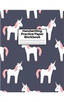 Handwriting Practice Paper Workbook