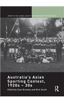 Australia's Asian Sporting Context, 1920s – 30s
