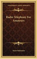 Radio Telephony for Amateurs