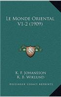 Le Monde Oriental V1-2 (1909)