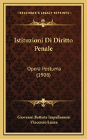 Istituzioni Di Diritto Penale