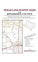 Texas Land Survey Maps for Henderson County: (English)