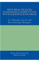 Best Practices in Managing Competitive Intelligence Research