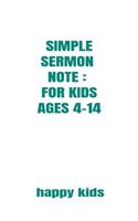 Simple Sermon Notes