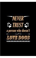 Never Trust A Person Who Doesn't Love Dog