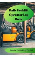 Daily Forklift Operator Log Book