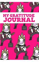 My Gratitude Journal: Blank lined 6x9 Unicorn Gratitude Journal