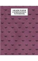Graph Paper Composition Notebook: Grid Paper Notebook, Cute Pretty Graph Paper Composition Notebook For Girls, For Women, Quad Ruled, Math and Science Composition Notebook for Studen