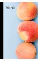 simple peach