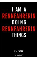 Kalender für Rennfahrer / Rennfahrerin: Immerwährender Kalender / 365 Tage Tagebuch / Journal [3 Tage pro Seite] für Notizen, Planung / Planungen / Planer, Erinnerungen, Sprüche
