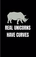 Real Unicorns Have Curves: Funny Safari Animal 2020 Planner - Weekly & Monthly Pocket Calendar - 6x9 Softcover Organizer - For Wilderness & Nature Lover Fans