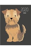 2020 Yorkie: Dated Weekly Planner With To Do Notes & Dog Quotes - Yorkie Miniature