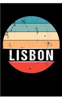 Lisbon: 100 Seiten 6 'x 9' - Reisetagebuch oder Notebook