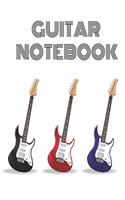 Guitar Notebook: Blank Music Journal for Guitar Music Notes - 150 Pages