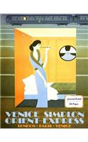 Venice Simplon Orient-Express - Journal/Notebook: 8.5" x 11" Journal Ruled - 100 Pages(Vintage Travel Poster Journals)